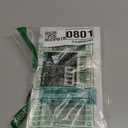 CML Decorator Screwless Wall Plate, 4-Gang Light Switch Covers, Decor Outlet Cover Plate, Standard Size 4.68X 8.34, Impact Resistant, White (2 Pack)