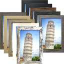 SESEAT 4x6 Picture Frame Set of 10, Wall and Tabletop Display, Mix Multi Color