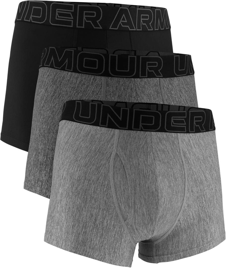 Under Armour Men's Multi-Pack Performance Tech Trunk, Boxer Brief with 3" Inseam, Ultra-Soft (Medium)