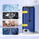 100x-250x Pocket Microscope for Kids Adults, Protable Handheld Miniscope, Mini Microscope Kit for Kids Adults Home School Lab Biology Science Education, Blue