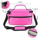 Annmore Carrying Case for Toniebox 1 and 2, with Compartment for Tonies Figures, Charger and Headphones, compatible with Yoto Player and Cards, Pink