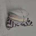 Organic Nursing Pads - 14 Washable Viscose Derived from Bamboo Breastfeeding Pads, Wash Bag, Reusable Breast Pads for Breastfeeding, Nipple Pads for Breastfeeding Essentials(Pastel Touch, L 4.8")