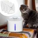 2 x 20 Pcs Cat Water Fountain Filters - Pet Water Fountain Filters 3 Triple Filters Replacement with Lonic Resin and Activated Carbon for Square 84oz/2.5L Automatic Pet Fountain Cat Water Fountain