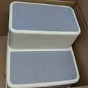 Toddler Step Stools, Kids Step Stool for Bathroom Sink, Gray - Pack of 
