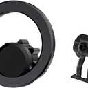 B&DOG XSIN Car Phone Holder for Toyota Corolla 2014 2015 2016,Mobile Upgraded Adjustable Gravity Dedicated Mobile Holder,Center Console Mounting Base,with Smartphone. (Black-B)