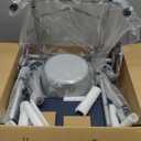 M77 Bedside Commode, Drop Arm Portable Toilet for Adults Seniors