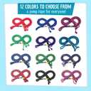 Just Jump It 16' Foot Jump Rope 2 Pack - Long Jump Ropes for Double Dutch - Outdoor Jump Ropes for Kids and Adults to Play Family Games & Exercise