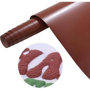 Tintnut Puff Vinyl Heat Transfer - 10inches x 6ft 3D Ferra Puff HTV Roll Heat Transfer Vinyl Foaming Colorful Puffy Iron on Vinyl for T-Shirts DIY