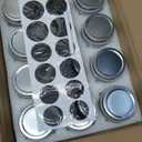 Canning Jars - 12 Pack Small Mason Jars 4 oz Glass Canning Jars with Lids for Jam, Honey and Spice, Wedding Favors, Shower Favors1 (Crystal)