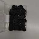 SHKIBY [100 Pack] 1/4" x 5/8" EPDM Rubber Washer, Neoprene Flat Washers spacers, 16.5mm OD 6.5mm ID 3mm Thickness for Faucet Pipe Water Hose & Bolts etc