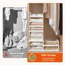 Wanheart Stackable PP Material Drawer Boxes for Wardrobe Storage Foldable Wardrobe Storage, Suitable for Bedrooms White 4-Piece Set (Small, short model)