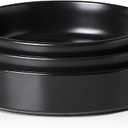 Stone Lain Celina Stoneware Bowl Set, 3-Piece Pasta Bowls for Kitchen, Ceramic Serving for Ramen, Fruit, Cereal, Dinner - Microwave & Dishwasher Safe, Black