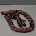 Jumbo Heatless Hair Curler Set-Satin Heatless Curls Overnight, Jumbo Curling Rod Headband, No Heat Curlers To Sleep in (Brown)