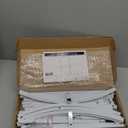 Wokceer Wedding Arch Backdrop Stand 6.6 FT White Metal Arch Chiara Backdrop Stand for Wedding Ceremony Birthday Party Photo Booth Outdoor Indoor Garden Balloon Arch Decoration (6.6 x 3.3 FT (HxW))