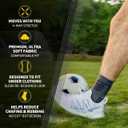 FUTURO Premium Compression Ankle Sleeve, Advanced Compression Sleeve with Low-Profile Construction, Moisture Wicking Knit Ankle Sleeve for Mild Tendonitis, Swelling, Soreness, Sprains, and Strains S/M