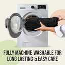 Chenille Bath Mats, Plush Absorbent Bath Mats Quick Dry, Soft & Machine Washable, Non Slip Carpet For Bathroom, Thick Bathroom Rugs, Shower Restroom Rug Mat, Alfombras De Bao, Bathrugs Matts, 22"x14" (Beige)