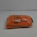 Bathroom Rugs Chenille 3-Piece Extra Soft and Absorbent Shag Bathroom Rugs, Machine Wash Mat, Strong PVC Non-Slip Underside, Plush Carpet Mats (Orange) (2'8" x 1'8" (16x24"+20x32"+20x20"U shape)