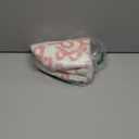 Pink Bow Toilet Lid Cover Washable Coquette Cute Plush Toilet Cover for Bathroom Decor Soft Microfiber 17.5 x 15 Inch Non Slip Rubber Backing Fits Most Round, Elongated, Pink