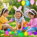 2 x 24 Pack Easter Party Favors for Kids,Easter LED Light Up Finger Lights Easter Basket Stuffers for Kid Toddler Teens Boys Girls Easter Egg Hunt Filling Treats Easter Basket Stuffers Easter Party Favor