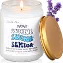 Class of 2026 Scented Candle Senior Night Gifts Senior 2026 Graduation Gift for Her Women Team Coach Player Funny Graduations Gifts for Masters Degree, College, High School(Blue)