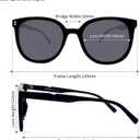 Oversized Square Polarized Sunglasses for Women Men, UV400 Lenses | UV400 polarized lenses and a classic square frame for driving, travel and comfortable daily wear