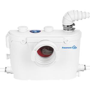 500Watt Macerator Pump, Macecrating Toilet Pump for Basement Macerating Toilet Laundry Cooking Sink Clothes Washer Macerator Pump for Upflush Macerating Toilet, Basement Toilet Pump