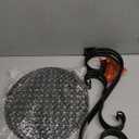 Metal Plant Stand, Heavy Duty Flower Pot Stand 17" Tall, Single Planter Holder for Indoor, Outdoor, Garden, Patio, Porch, Balcony, Home Decor, Black(1 Pack)