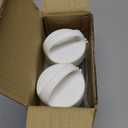 2Pack Overnight Oats Containers with Lids and Handle,14 oz Airtight Oatmeal Container,Mason Jars with Lid for Cereal,Milk,Fruit,Yogurt,On The Go Container,Salad Jars,Glass Jars (White)