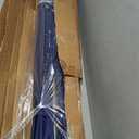 JEAREY 9ft Half Umbrella Outdoor Patio Umbrella Market Umbrellas with Crank, 1/2 Round Wall Umbrella 5 Sturdy Ribs UV Protection for Pool Garden Balcony Deck, Navy