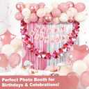 8 Pcs Galentines Garland, Galentines Wall Decor, Galentines Decorations Set, for Best Friend Celebrations, Wedding Anniversaries, Proposals, Family Occasions, and Table and Chair Decorations