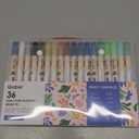 72 Colors Paint Markers, Acrylic Paint Pens with 36 Dual-Color Brush Tips, Double Tipped Waterbased Markers for Rocks, Acrylic Drawing Marker for Art Supplies