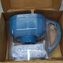 Brita Metro Water Filter Pitcher with SmartLight Change Indicator, BPA-Free, Replaces 1,800 Plastic Water Bottles a Year, Lasts Two Months, Includes 1 Filter, Small - 6-Cup Capacity, Turquoise