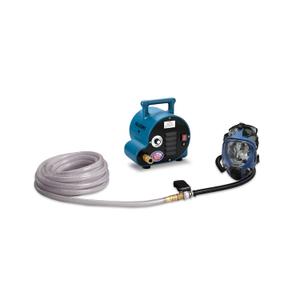 Allegro 9200-01 | One Worker Full Mask Supplied Air Respirator System with  HP Pump & 50 Hose | Oil-Less Rotary Vane Pump | Durable Silicone Full Mask | OSHA-Compliant Supplied Air