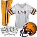 Franklin Sports LSU Tigers Kids College Football Uniform Set - Youth NCAA Uniform Set - Includes Jersey, Helmet, Pants - Youth Medium