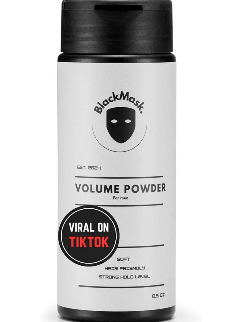 Hair Texture Powder for Men, Easy-to-Apply Styling Powder for Dry Hair Looks