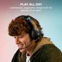 Turtle Beach Airlite Fit Wired Gaming Headset – Officially Licensed for Nintendo Switch 2, Nintendo Switch, Durable, Lightweight, Charcoal Blue/Red