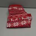 Dog Christmas Sweater, Thick Warm Doggie Sweatshirt with Leash Hole, Snowflake Reindeer Dog Holiday Pullover Sweaters for Cold Weather, Winter Knit Turtleneck Dogs Sweater for Small Dogs S