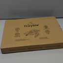 Shamrock Home Bamboo Trayble Couch Arm Table, Clip On Tray Sofa Table for Couches. Sofa Arm Tray for TV Dinners, Remotes, Drinks, Snacks and Small Spaces - 15.75 x 11inch, Brown