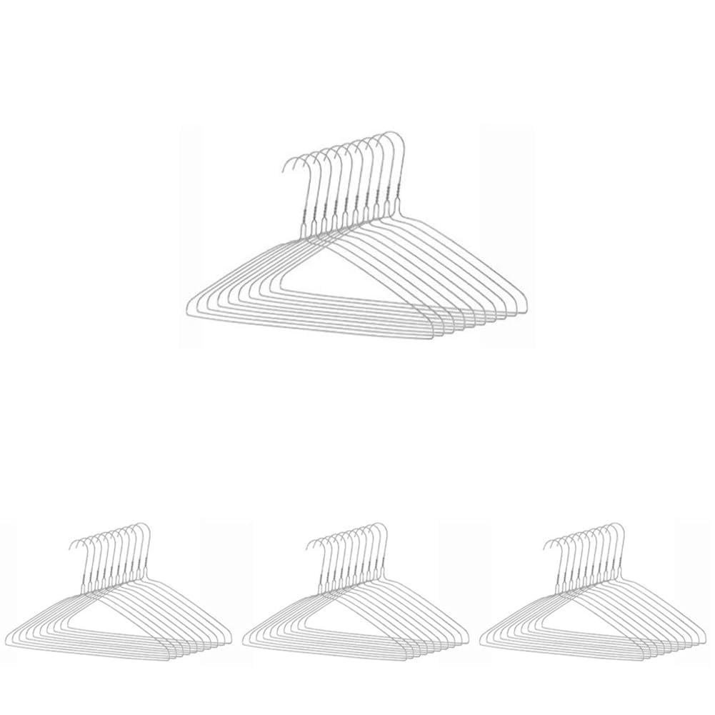 Whitmor Everyday Hangers Set of 9, Silver