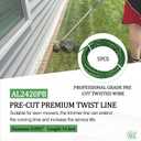 2 x AL2420PB String Trimmer Line for EGO String TrimmerGreen-5 Pack