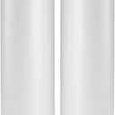 White Pillar Candles - Set of 2 Unscented Pillar  3x12 inches for Wedding Centerpiece candle, Home Decor and Holiday Celebrations