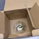 2 Pack Cordless Table Lamp, Rechargeable Desk Lamp with Fabric Shade, Battery Operated Lamp 3 Color Stepless Dimming, Small Touch Bedside Lamp Home Decor for Dining, Counter (Brushed Gold)