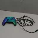 PDP Gaming REMATCH Enhanced Wired Gaming Controller: Licensed Xbox Series X|S Gamepad, Xbox One, PC, Mappable Back Buttons, Customizable Triggers, Audio Control, Companion App: Glitch Green/Blue