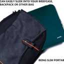 Laptop Sleeve 15.6 Inch, Durable Shockproof Protective Cover Compatible with HP, ASUS, Lenovo, Acer, Notebook, Computer, Cyan