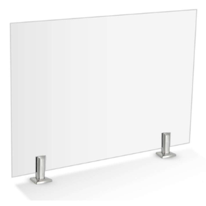 Frameless Glass Railing Panel - 1/2'' Clear Tempered Glass Railing System with 2 Posts - 42" High x 4 FT Long - Install Ready - Indoor and Outdoor Use - Smart Guard Easy Clean (Brushed Stainless)Frameless Glass Railing Panel - 1/2'' Clear Tempered Gl