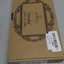 YiaMia Upgraded Flameless Taper Candles 6 Pack, Rechargeable Taper Candles with Magnetic Wireless Charging Base & Remote, Battery Operated Candlesticks for Wedding, Halloween, Home Decoration