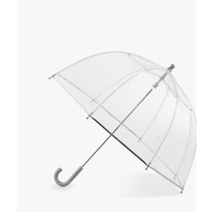 totes Kids Clear Bubble Umbrella with Dome Canopy, Lightweight Design, Wind and Rain Protection Umbrella, Clear, Kids - 38" Canopy
