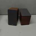 50W Wooden Bookshelf Speakers, Passive 2.0 Computer Speakers,PC Speaker Bluetooth/RCA/AUX3.5mm/USB Inputs TV Speakers for TV/PC/Laptop/Turntable, Strong Bass TV/Turntable Speaker