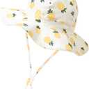 FURTALK Baby Girl Wide Brim Sun Hat with UPF 50+ Toddler Baby Sun Protection
