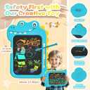 LCD Writing Tablet for Kids - 8.8 inch Toddler Travel Toys Doodle Board, Dinosaur Drawing Pad Toy for Kids 4 5 6 7 8 Year Old Boys Girls, Stocking Stuffers Birthday Party Gifts - Blue